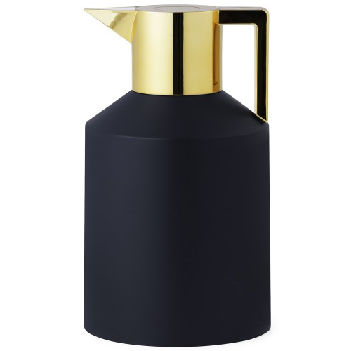 Black / gold - Geo vacuum jug 1,5 L - Normann Copenhagen