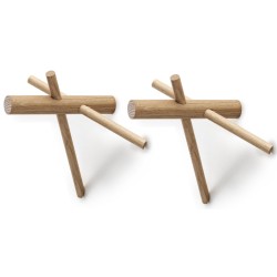 Sticks hooks set of 2 - Nature - Normann Copenhagen