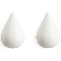 Set de 2 petits crochets Dropit - Blanc - Normann Copenhagen