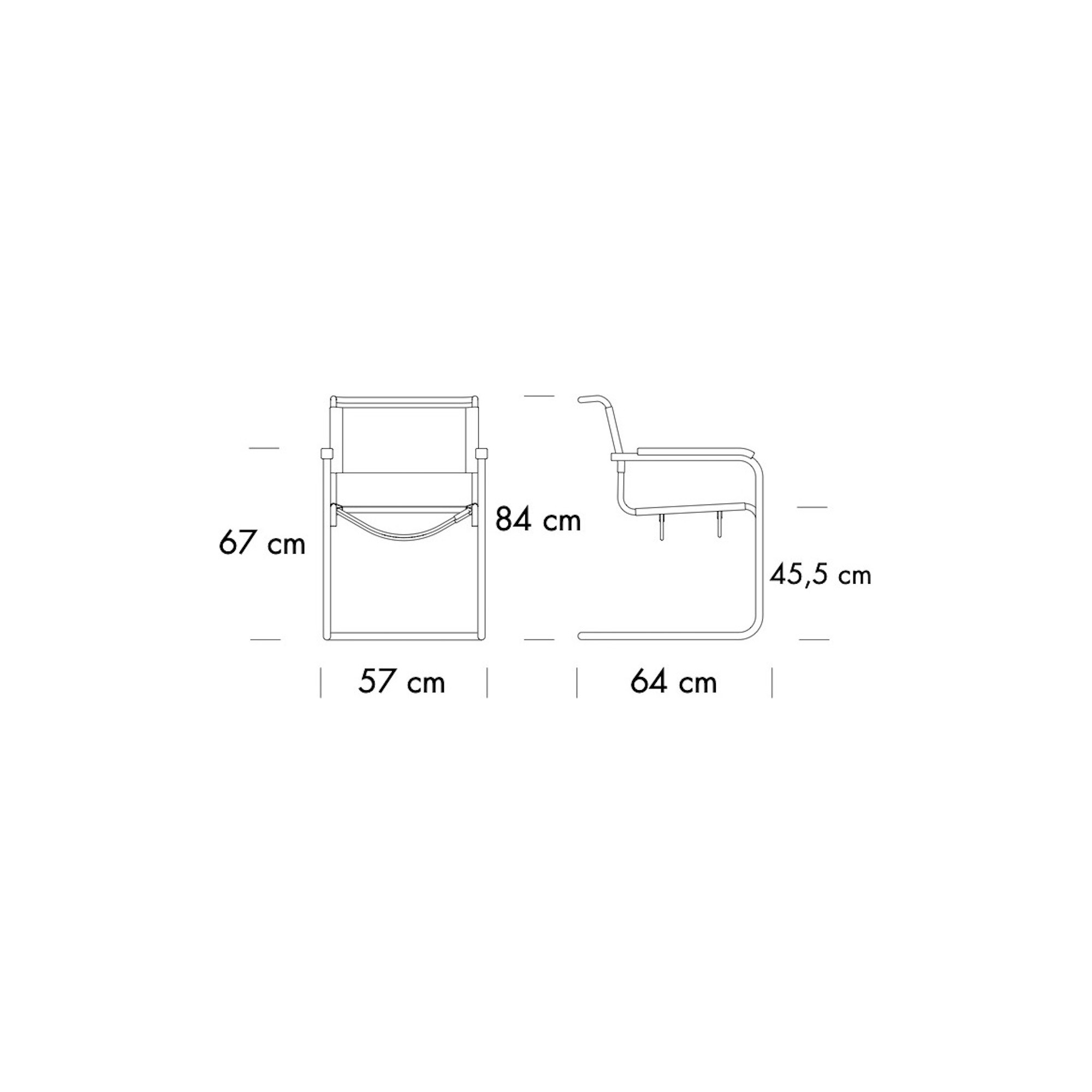 Chaise S34 - Thonet