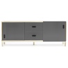 Grey - Kabino sideboard with drawers - Normann Copenhagen