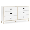 White - Kabino dresser with 6 drawers - Normann Copenhagen