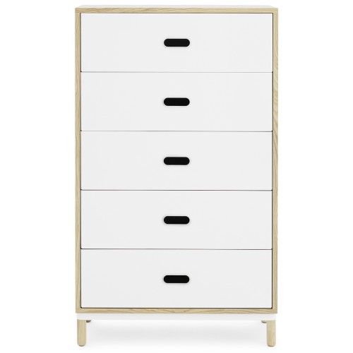 White - Kabino dresser with 5 drawers - Normann Copenhagen