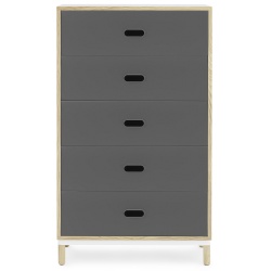 Grey - Kabino dresser with 5 drawers - Normann Copenhagen