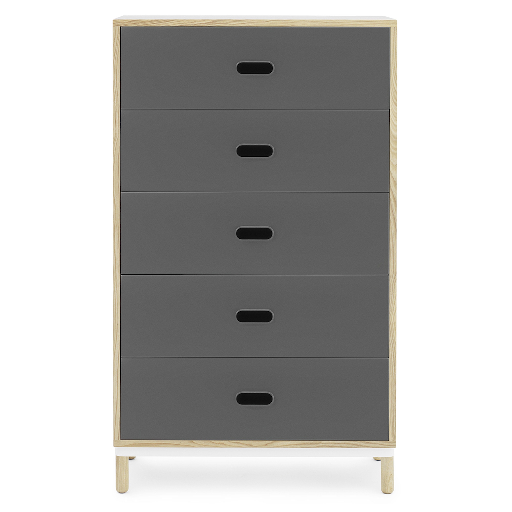 Grey - Kabino dresser with 5 drawers - Normann Copenhagen