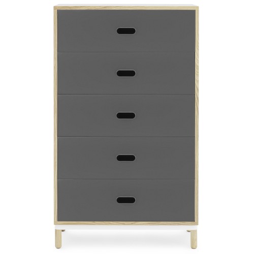 Grey - Kabino dresser with 5 drawers - Normann Copenhagen