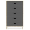 Grey - Kabino dresser with 5 drawers - Normann Copenhagen