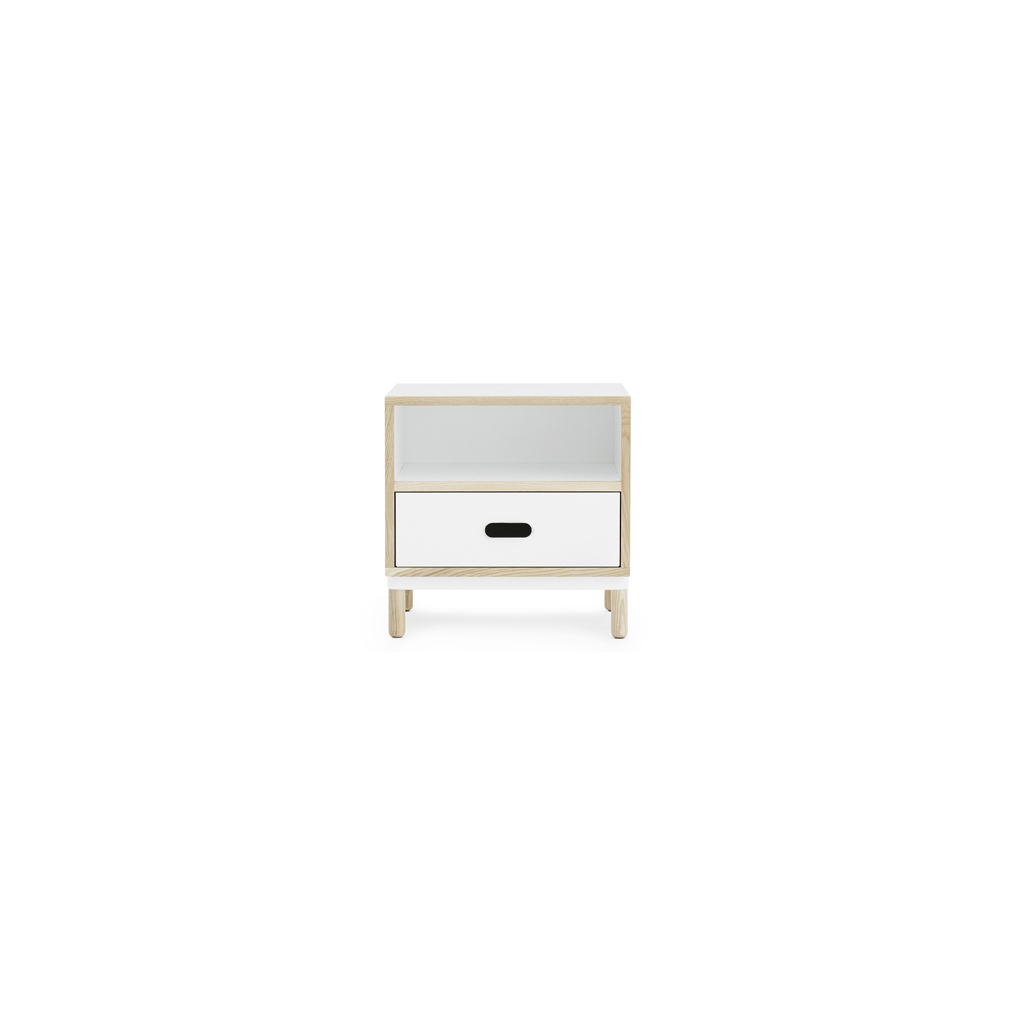 Blanc - table de chevet Kabino - Normann Copenhagen