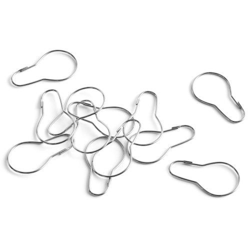 Set of 12 shower curtain rings - Hay - HAY