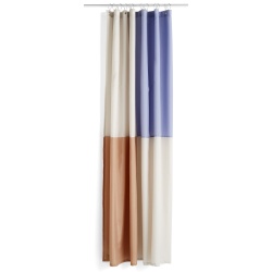 Check shower curtain – blue – HAY