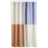 Check shower curtain – blue – HAY