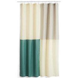 Check shower curtain – green – HAY