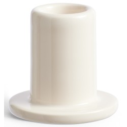 Tube candleholder small - off-white - HAY