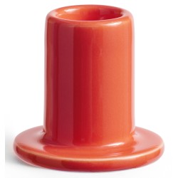 bougeoir Tube petit - rouge chaud - HAY