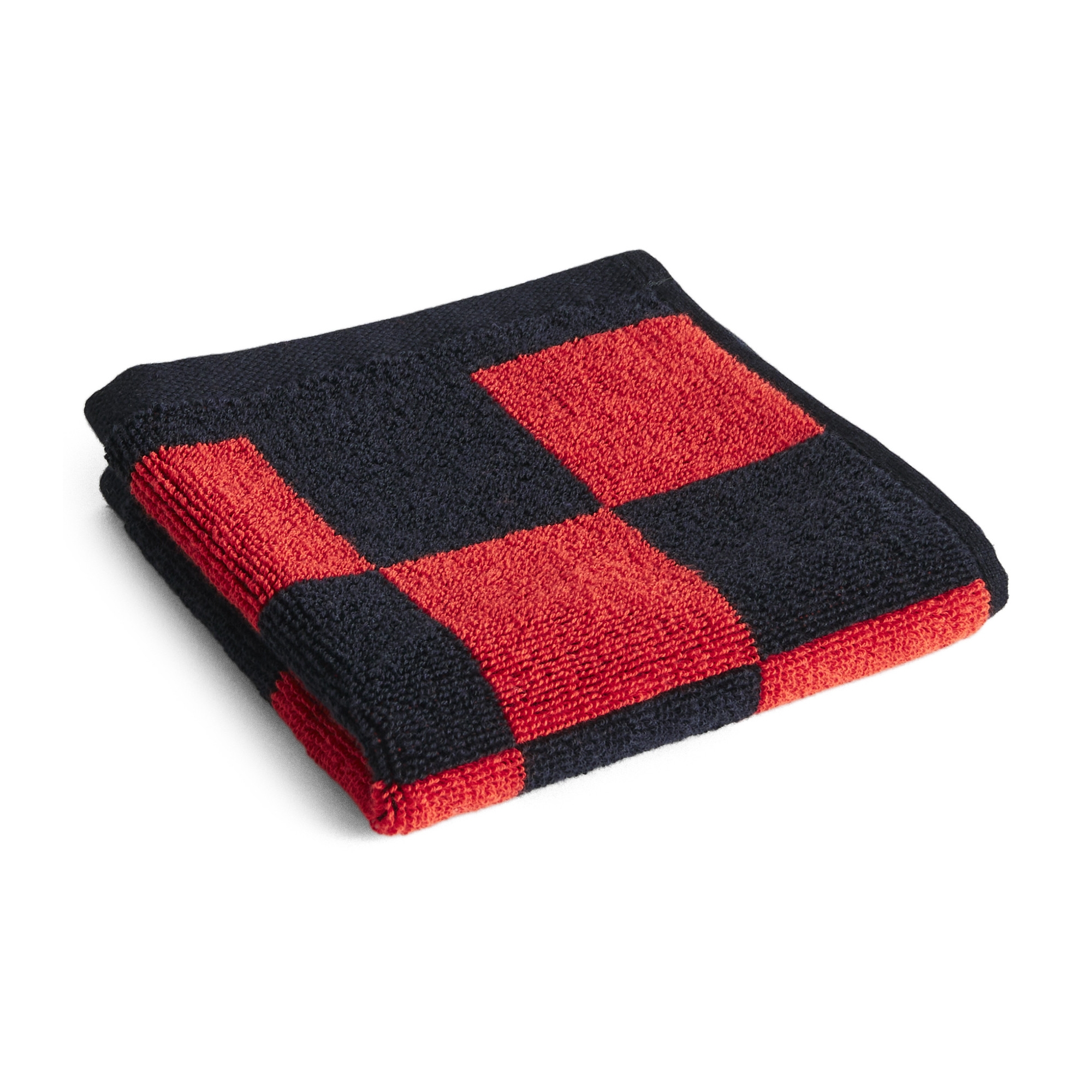 Check towel 30x30cm – poppy red – HAY