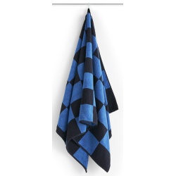 SOLD OUT – Check towel 70x136cm – cobalt blue – Hay