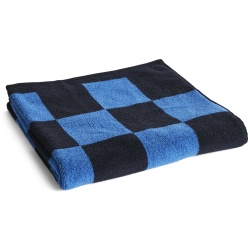 SOLD OUT – Check towel 70x136cm – cobalt blue – Hay