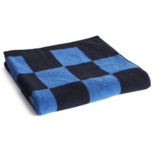 SOLD OUT – Check towel 70x136cm – cobalt blue – Hay