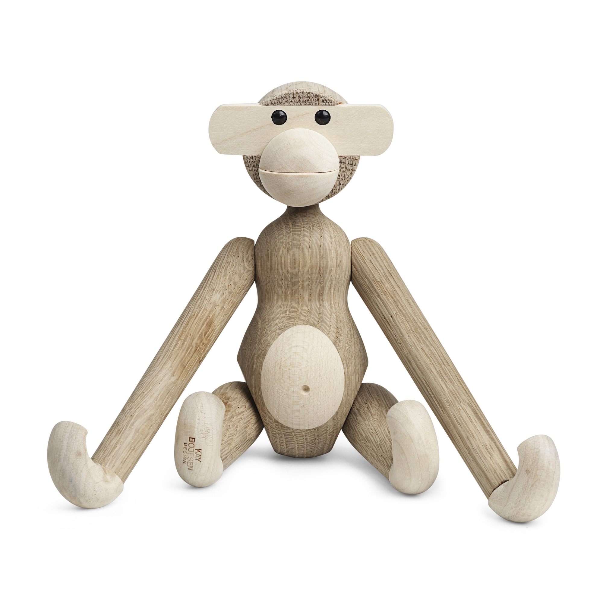 Small - H20cm - oak/maple - monkey - Kay Bojesen