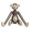 Small - H20cm - smoked oak - monkey - Kay Bojesen