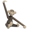 Small - H20cm - smoked oak - monkey - Kay Bojesen