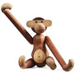 Medium - H28cm - monkey - teak/limba - Kay Bojesen