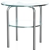 MR 517/1 Table with shelf – Ø50 x H46 cm - Thonet