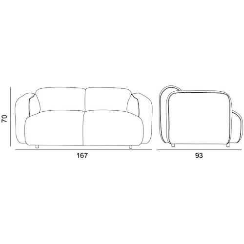 Swell 2-seater sofa - Normann Copenhagen