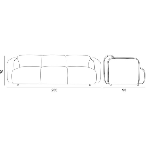 Swell 3-seater sofa - Normann Copenhagen