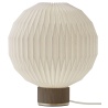 small - smoked oak / paper shade - 375 table lamp - Le Klint