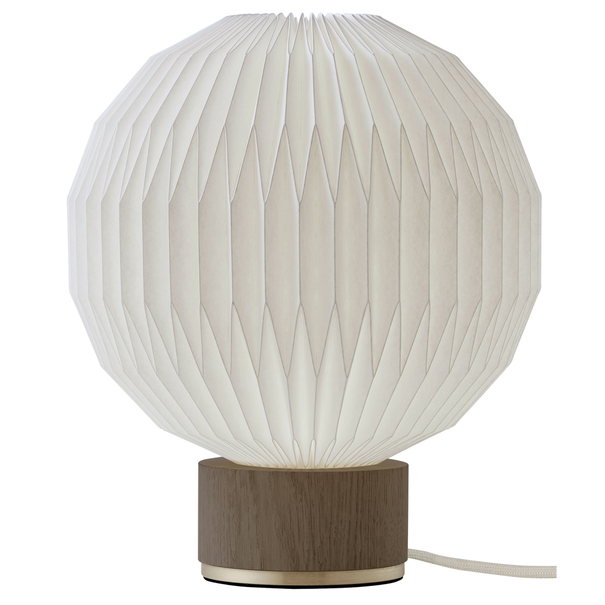 XS - chêne fumé / plastique - 375 lampe de table - Le Klint