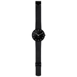 City Hall watch - Ø40mm - black/black, black mesh strap