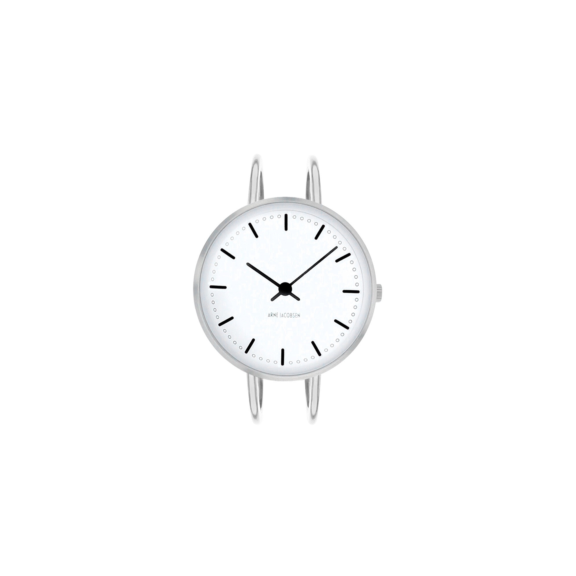 City Hall watch - Ø30 mm - steel/white, bangle