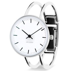 City Hall watch - Ø30 mm - steel/white, bangle