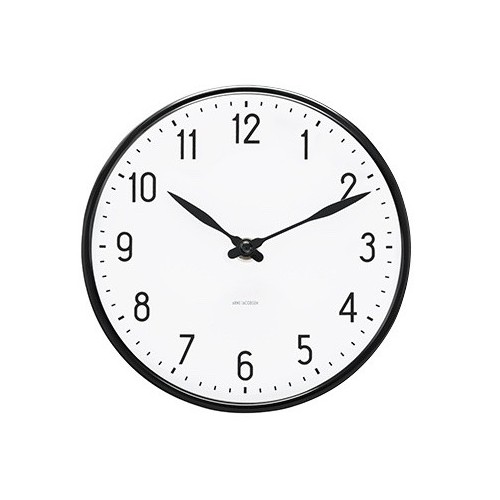 16cm - horloge AJ Station - bord noir