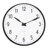 16cm - AJ Station wallclock - black edge