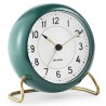 ADVENT CALENDAR - N° 16 & 17 - AJ Station alarm clock - green - Arne Jacobsen