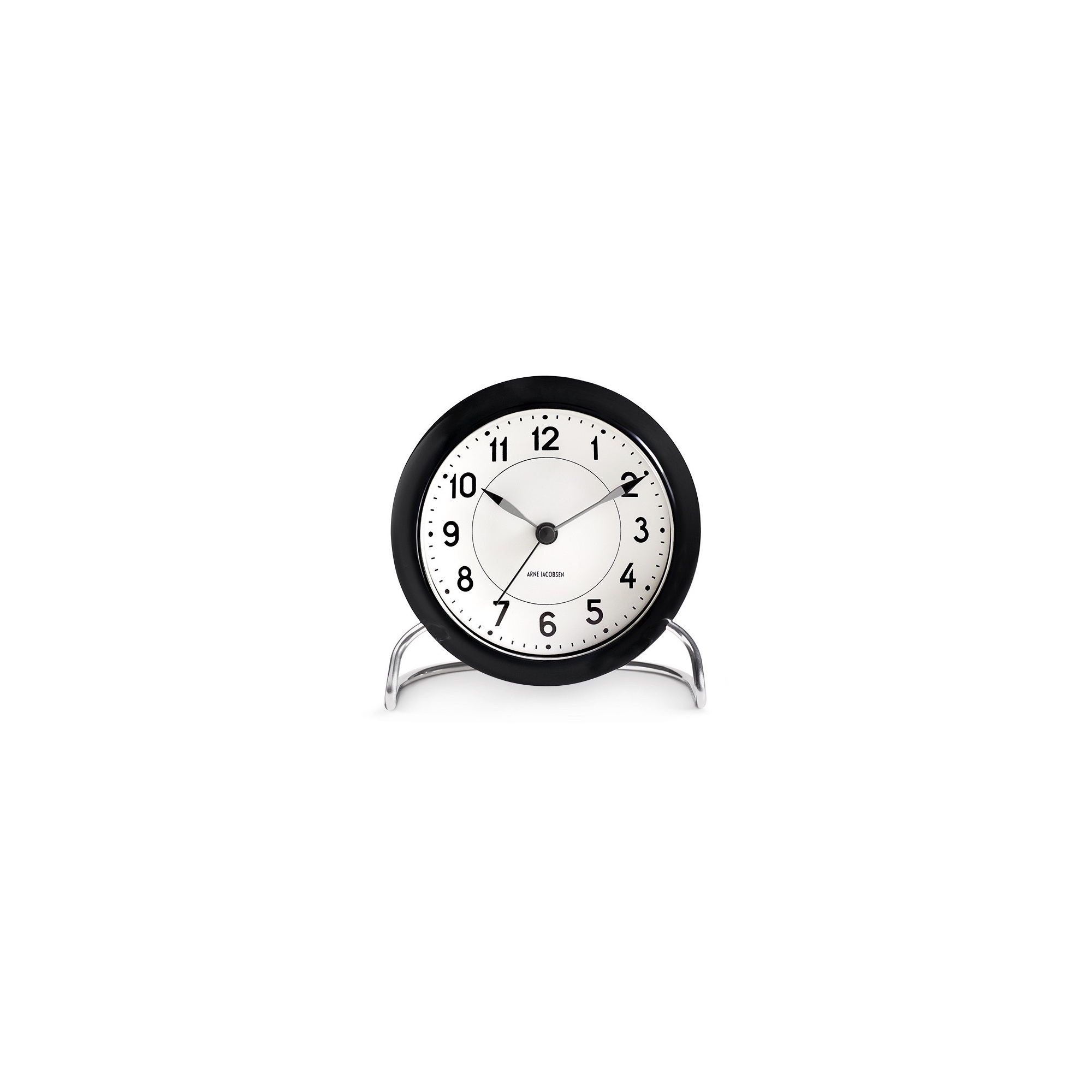 ADVENT CALENDAR - N° 16 & 17 - AJ Station alarm clock - black - Arne Jacobsen