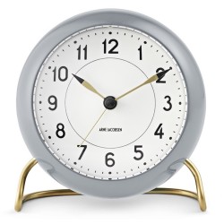 AJ Station alarm clock - grey  - Arne Jacobsen