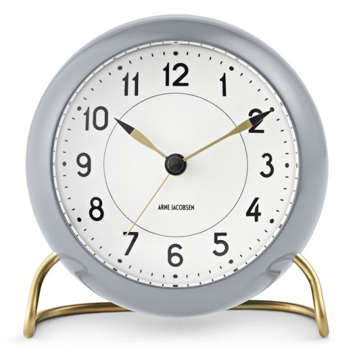 AJ Station alarm clock - grey  - Arne Jacobsen