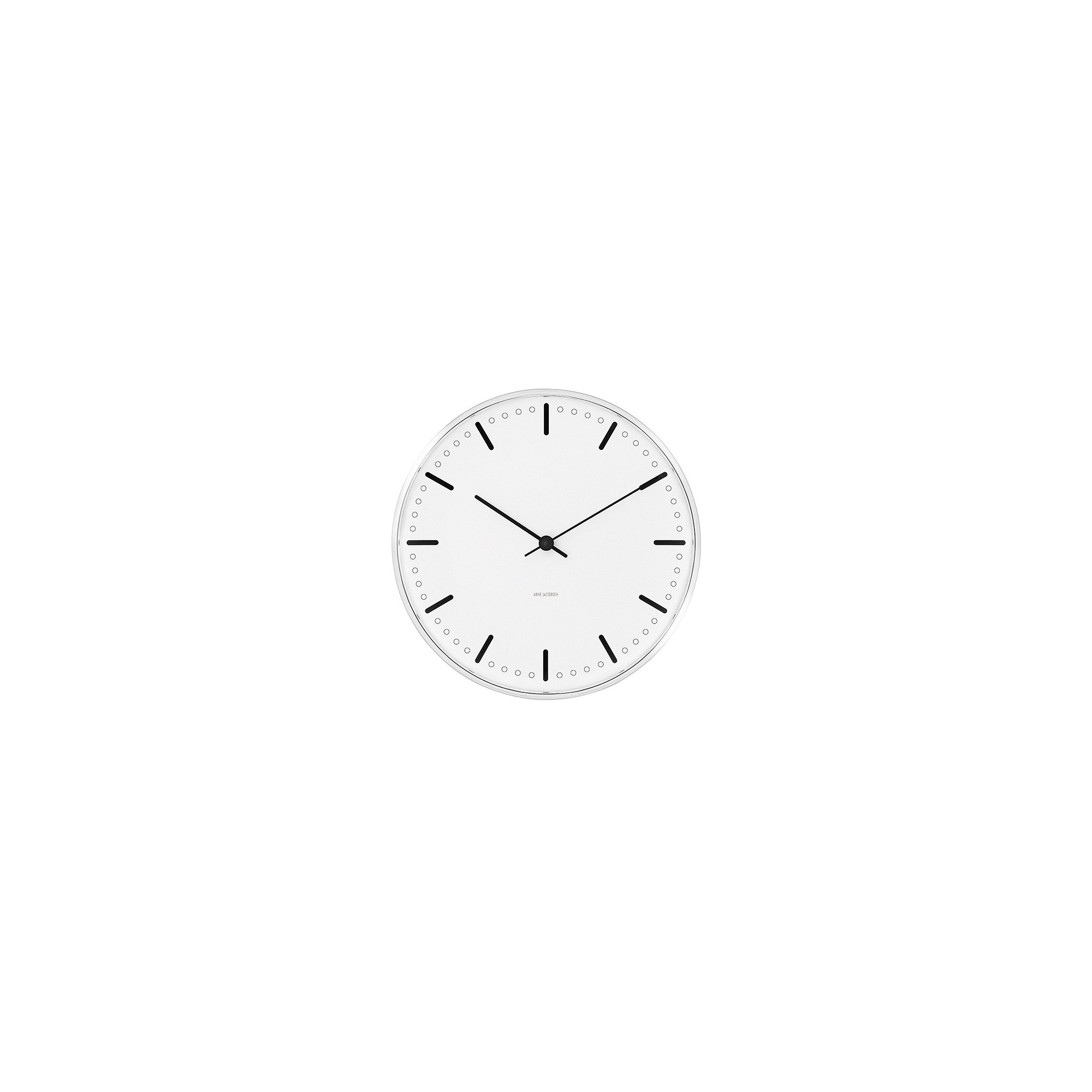 29cm - City hall wall clock - white