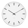 16cm - City hall wall clock - white