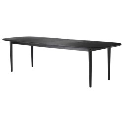 Bjork C63E2TIL Table – black stained oak - FDB Møbler