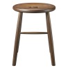 Stool J27 - lacquered smoked oak - FDB Møbler