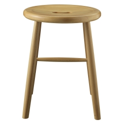 Tabouret J27 - hêtre naturel - FDB Møbler