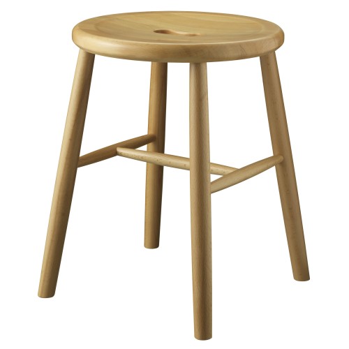 Tabouret J27 - hêtre naturel - FDB Møbler