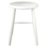 Stool J27 - white painted beech - FDB Møbler