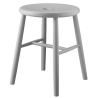 Stool J27 - grey painted beech - FDB Møbler