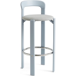 Tabouret de bar REY – Bleu ardoise + Steelcut trio 113 - HAY