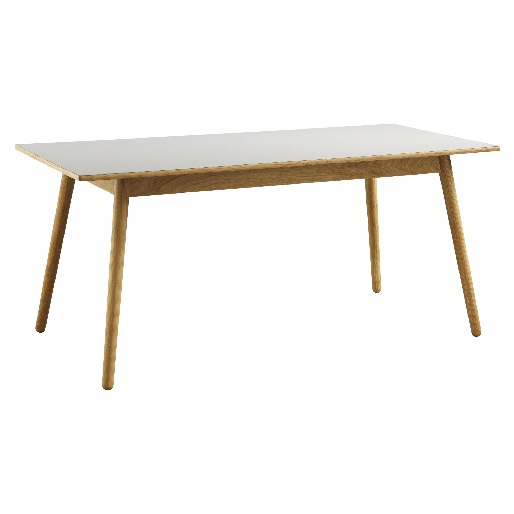 OUT OF STOCK - C35B – lacquered oak + light grey linoleum - FDB Møbler